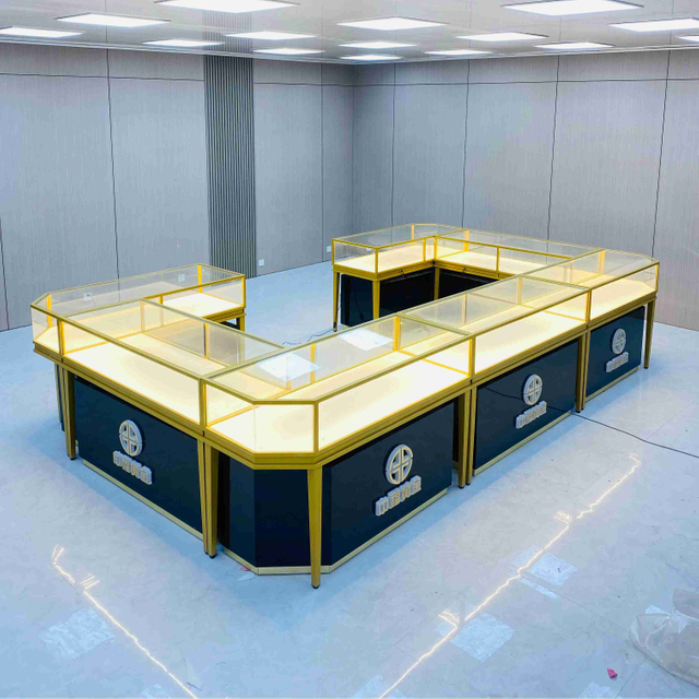 Gabinete de exibição de jóias da moda