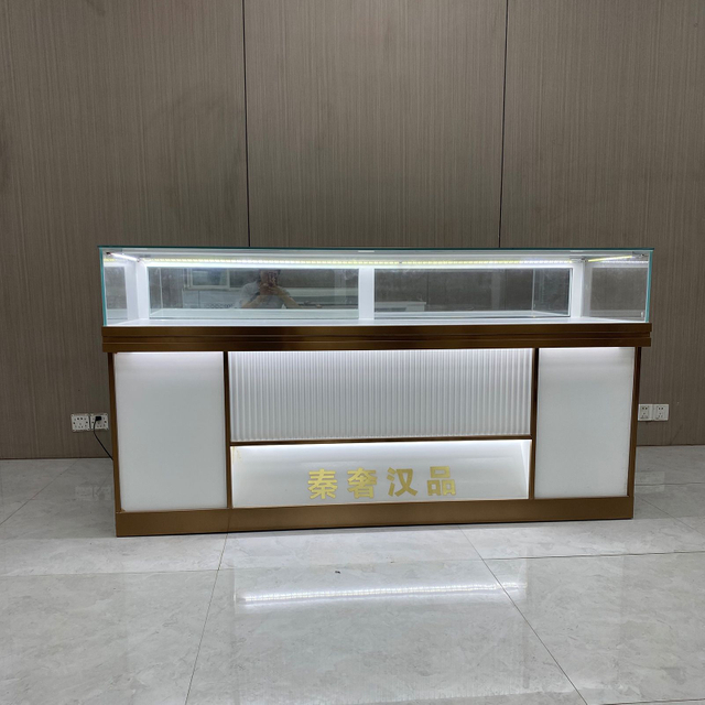 Gabinete de exibição de jóias com armazenamento