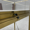 Armário de exibição de jóias em forma de ventilador