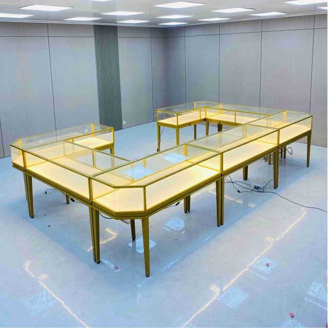 Gabinete de exibição de jóias da moda