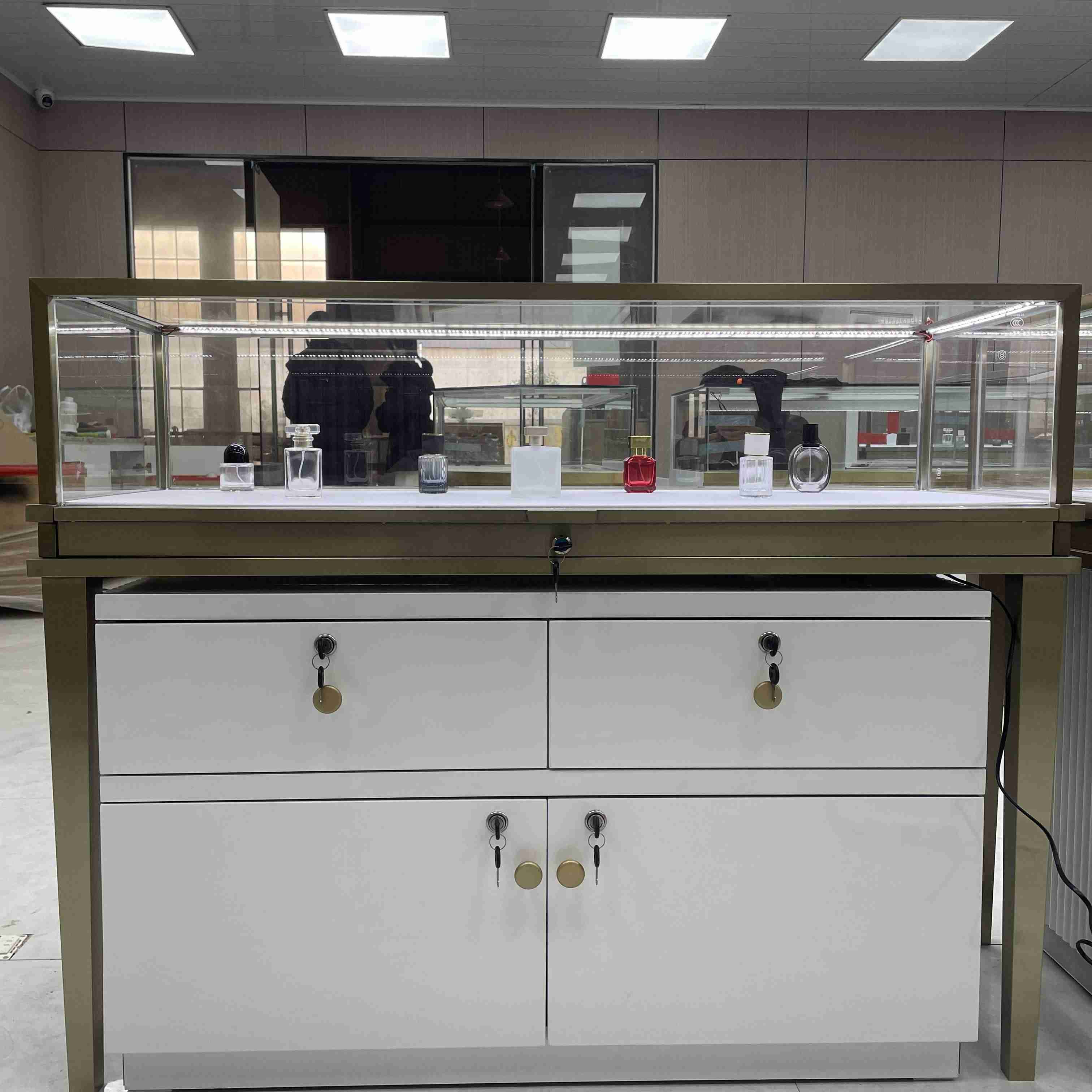 Gabinete de exibição de joalheria 