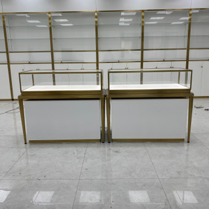 Armário de exibição de jóias em forma de ventilador
