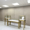 Gabinete de exibição de jóias de conjunto de ouro de titânio