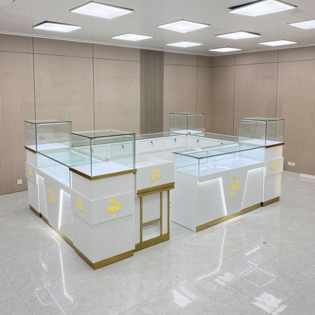 Gabinete de exibição de jóias do shopping centers