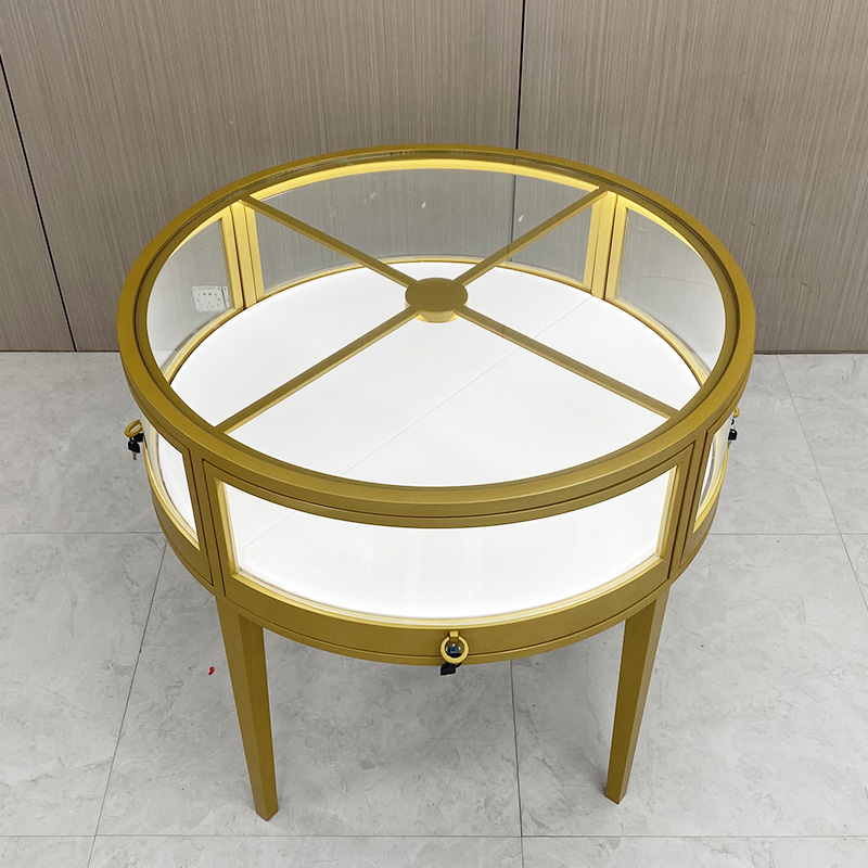 Gabinete redondo de jóias