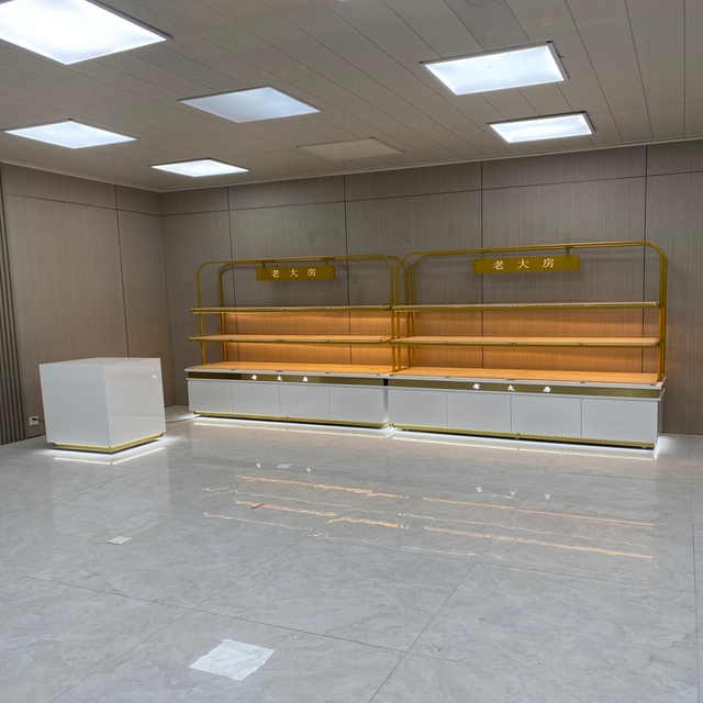 Gabinete de exibição de pão de alto verso