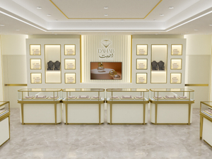 Fachada elegante da Jóia Dahab Shop: um vislumbre de luxo