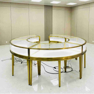 Gabinete de exibição de vidro para jóias